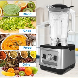 Blender commercial robuste de 5 L, machine à smoothie, mélangeur alimentaire de cuisine, blender électrique industriel pour aliments, broyeur et mélangeur 2200W - Product Image 4