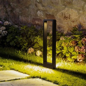 Lámpara de jardín de aluminio impermeable IP65 moderno Hotel hogar Decoración al aire libre bolardo poste camino Led Luz de césped - Product Image 4