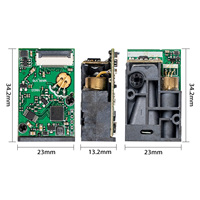 Capteur de mesure de distance laser vert industriel de 100m Module de capteur de mesure laser de haute précision avec sortie TTL // RS232
