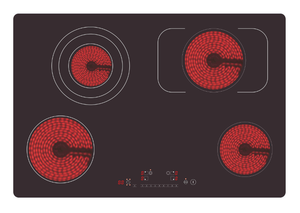 Cuisinière électrique synchronisée 2022, cuisinière électrique 36 pouces, cuisinière à induction, ETL, <span class=keywords><strong>plaque</strong></span> de cuisson électrique premium Tri-Zone LightningBoil - Product Image 6