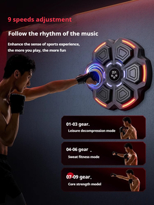 Mesin tinju pasang dinding, Target tinju cerdas dapat diatur tinggi, kecepatan 9-speed, mesin tinju Gym rumah dengan mudah dipasang - Product Image 4
