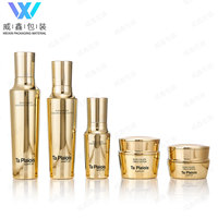 Ensemble d'emballage de bouteilles en verre pour soins de la peau Kit de bouteilles en verre de luxe pour soins de la peau Ensemble de bouteilles en verre pour soins de la peau de qualité supérieure