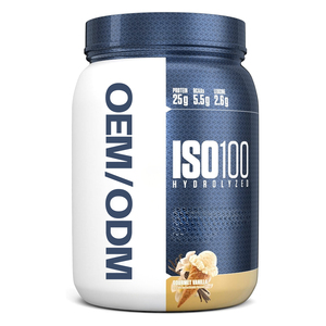 Suplemento Deportivo para Adultos <span class=keywords><strong>Hydro</strong></span>-Iso <span class=keywords><strong>Whey</strong></span> 100 OEM - Sin Gluten, 25g de Proteína BCAA, Combustible Muscular, Marca Privada - Product Image 1