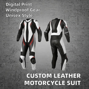 Wholesale OEM Motorcycle Spandex/Nylon Racing Suit Custom Breathable <b>Waterproof</b> Professional Protective Biker Apparel - Product Image 2