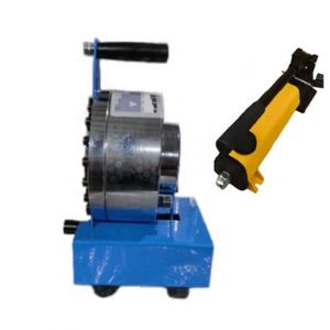 Professional Portable Hydraulic Crimper with 8 Die <b>Sets</b> for Rubber and Plastic Hose Manufacturing - Product Image 1