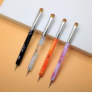 Pincel de Uñas de Doble Punta de Alta Calidad, Personalizable con Diferentes Proporciones de Pelo Kolinsky, Gran Venta - Product Image 4