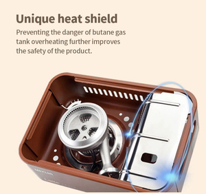 Buitenkooktoestellen & accessoires, kooktoestel op propaan/butaan, mini draagbare campinggasbrander - Product Image 4