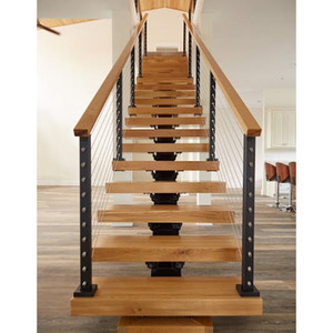 Fabricante <span class=keywords><strong>de</strong></span> China, fábrica Original, Mono Stringer, <span class=keywords><strong>escaleras</strong></span> para desván, escalera flotante para interiores, escalera <span class=keywords><strong>de</strong></span> acero recta bien diseñada - Product Image 4