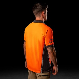 Logo douanier Chemise en maille de coton Tissu en maille Polo tricoté respirant <span class=keywords><strong>T</strong></span>-shirts de golf pour garçons Chemises polo pour hommes - Product Image 4