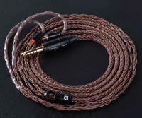 KBEAR Kabel Earphone Tembaga Murni 16 Inti 2PIN/MMCX/QDC Konektor Earbud Digunakan untuk Headphone KZ EDX ZSN PRO BLON BL-03 KBEAR KS1