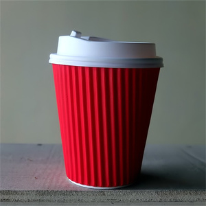 Servicio de Personalización de Vasos Desechables de Papel Kraft de Doble Pared para Café, Vino y Tequila, con Aislamiento Térmico, Impresión Personalizada OEM de P&M - Product Image 1