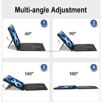 Clavier magnétique sans fil USB-C avec pavé tactile rétroéclairé RGB résistant aux déversements pour iPad Air 5e et 4e génération 2022 2020