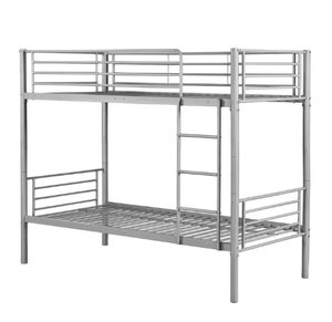 Letto a Castello in Metallo Resistente con Sponde di Sicurezza e Scala Laterale, Salvaspazio ed Economico per Dormitori Europei, Appartamenti e Case in Affitto - Product Image 4