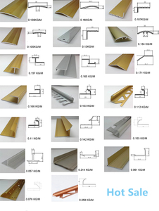 Vendita calda di metallo di fabbrica di piastrelle in alluminio finiture di forma personalizzata <span class=keywords><strong>per</strong></span> bordi di angoli <span class=keywords><strong>per</strong></span> pavimento a parete - Product Image 6