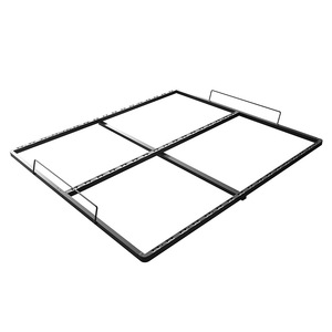 Esle Bed <b>Frame</b> Black Metal Zinc Alloy Industrial Design Bedroom Furniture Support <b>Frame</b> - Product Image 1