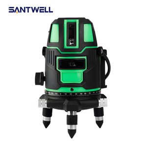 2/3/5 Lines Green LD <b>Laser</b> <b>Level</b> Self Leveling Outdoor High Bright <b>Laser</b> Measuring Tool with Tilt Alarm Dual Battery ABS Rubber - Product Image 1