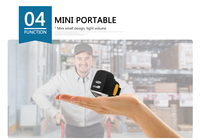 Pemindai Barcode Nirkabel Bluetooth NETUM R2L Android 1D 2D, Pembaca Barcode yang Dapat Dipakai di Jari untuk Gudang dan Logistik