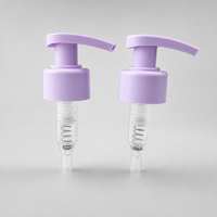 PPWR 28/410 PP Pompe distributrice de lotion gauche/droite pour flacon de lotion ou de shampoing 1,5 cc/t avec fermeture nervurée lisse