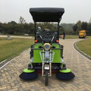 Machine de nettoyage de sols industriels autoportée pour l'extérieur, aspirateur de poussière pour routes urbaines - Product Image 3
