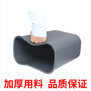 Cubo de basura rectangular de 10L, cubo de basura resistente para interiores, para inodoro, sala de estar - Product Image 5