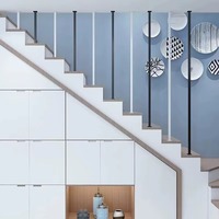 Rampe de balcon moderne en acier inoxydable avec composants en verre - Installation facile