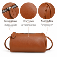 Sac bandoulière cylindrique vintage, sac à main rond rétro pour femmes et filles, idéal pour le quotidien, le shopping et les rendez-vous