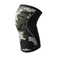 Genouillère de camouflage antidérapante, respirante, flexible et élastique pour le football, le volley-ball, la danse, le patinage et les sports