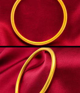 Pulsera de Oro Laminado para Mujer YL Vietnam, Estilo Antiguo, Imitación de Oro Sólido, Diseño de Loto, La Felicidad de Dos Generaciones - Product Image 5