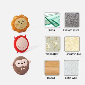 Protector de Puerta de Silicona con Diseño de Dibujos Animados, Amortiguador de Impactos, Adhesivo, Silencioso, Antideslizante, para Mejoras del Hogar - Product Image 5