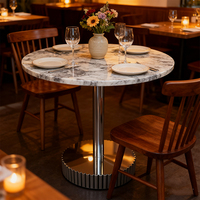 Luxuriöser Moderner Minimalistischer Kreativer Marmor-Schiefer-Design Kleiner Wohnzimmer-Couchtisch Eck-Beistelltisch Konsolentisch