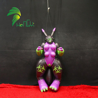 Nouveau design Hongyi 2026 : Renamon, le renard gonflable en peluche personnalisé de haute qualité