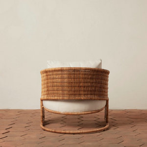 <span class=keywords><strong>Fauteuil</strong></span> de salon design Mid-Century Modern en rotin chromé pour hôtel, café, spa <span class=keywords><strong>médical</strong></span>, intérieur/extérieur, pour la réception - Product Image 4