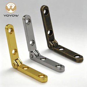 Modern Zinc Alloy Wooden Box Hinge with Gift Box Fixed Angle Support Chain Mini Hinge for Living Room & Hotel Use - Product Image 1