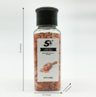 Moulin à sel de l'Himalaya de qualité supérieure, gros grain 3-5 mm, sel rose de qualité alimentaire, emballage en bouteille, non raffiné, 100 % pur, sans additifs