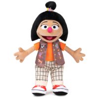 Jouet à mâcher en peluche pour animaux de compagnie, Poupée de jeu pour chien et chat, modèle Fille Exploratrice, avec gilet et chignon