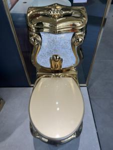 Triều Châu nhà máy truyền thống hai mảnh Vàng Gốm nhà vệ sinh thiết lập độ bền được thiết kế phong cách cho phòng tắm <span class=keywords><strong>WC</strong></span> nhà vệ sinh bao gồm - Product Image 6