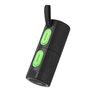 Mini haut-parleur magnétique avec super basses pour USB 5.3 et AUX, lumière LED RGB portable sans fil et batterie rechargeable