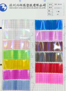 Rouleau de film TPU holographique écologique transparent 0.5mm coloré 0.5mm, vente en gros