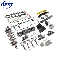Kit complet de révision moteur : vilebrequin, bielles, pistons, segments, jeu complet de joints pour Hyundai Kia G4FJ 1.6L