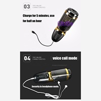 Männlicher Masturbator Sexspielzeug Penis-Trainings-Vibrator mit 10 Vibrationsmodi 5 Stoßmodi Herren-Sexmaschine Taschenmasturbator