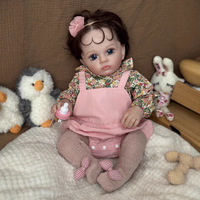 Poupées réalistes TUTI de 23 pouces, cadeaux mignons pour enfants, jouets compagnons en plastique souple