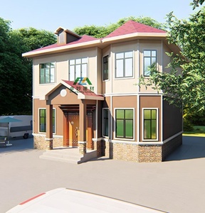 Villa in Acciaio Leggero Stile Caraibico Resistente agli Uragani con Piscina a Sfioro Privata e Giardino Tropicale per <span class=keywords><strong>Hotel</strong></span> e Appartamenti - Product Image 1