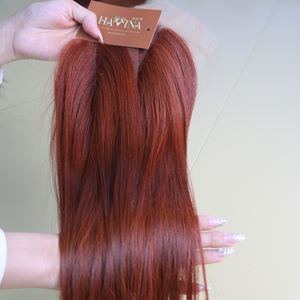 100% Raw Vietnamese Human Hair <b>Lace</b> <b>Closure</b> Straight, Custom Length Natural Hairline, No Tangle, No Shedding, Bulk Supplier - Product Image 5