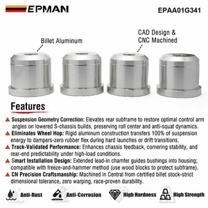 Kit de Silentblocs de Sous-Châssis Arrière Sport EPMAN en Aluminium Massif, Remplacement OE pour Nissan 240SX S13 S14 (1989-1998) - Pièces de Châssis EPAA01G341 - Product Image 3
