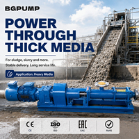 Pompe à vis unique haute pression pour produits chimiques polymères de boues d'épuration dosant des liquides visqueux d'eau huileuse pompe à vis mono