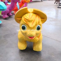 Großhandel elektrische animierte Tier fahrt Fahrzeuge-realistische Dinosaurier Löwe Elefanten fahrten für Kinder Indoor/Outdoor Einkaufs zentrum
