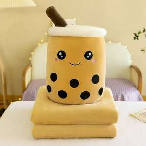 ผ้าห่มปรับอากาศรูปสัตว์ผ้ากำมะหยี่ยัดไส้หมูกระต่ายตามสั่ง - Product Image 2