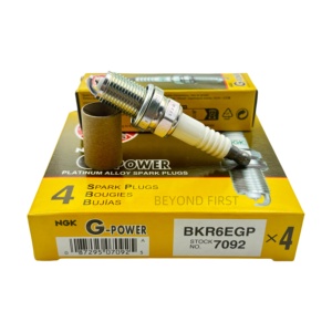 Venta al por mayor de alta calidad NGK Iridium Buja 7092-BKR6EGP para ALFA ROMEO156 MINI <span class=keywords><strong>Cabrio</strong></span> R52 One BmwZ3 Roadster FiatSTILO Bmw3 Coupe - Product Image 4