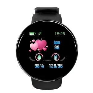 लोगो अनुकूलित D18 Smartwatch खेल घड़ियों IP67 निविड़ अंधकार दिल दर नींद निगरानी स्मार्ट घड़ी D18