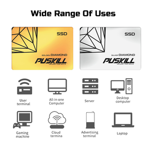 PUSKILL Factor 2.5" SATA III SSD externe portable 120GB 1TB 2TB Disque SSD haute vitesse pour ordinateur portable, ordinateur de bureau, jeux - Product Image 3